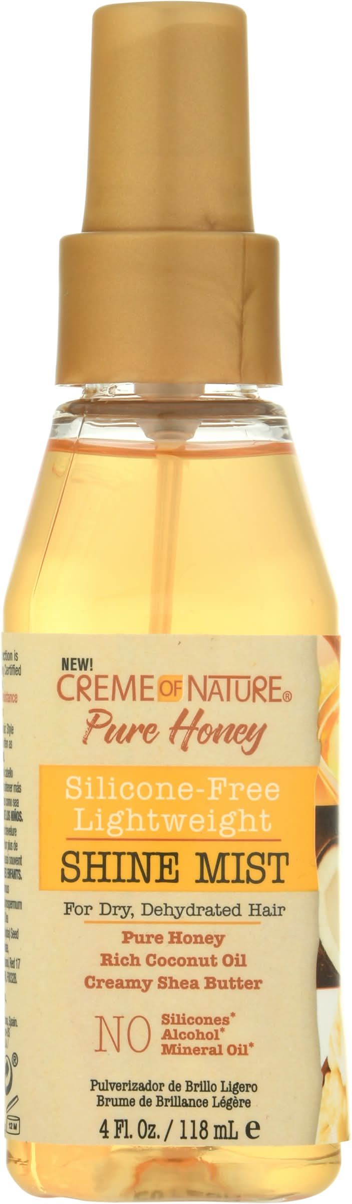 Creme of Nature Pure Honey Silicone-Free Lightweight Shine Mist (4 fl oz)