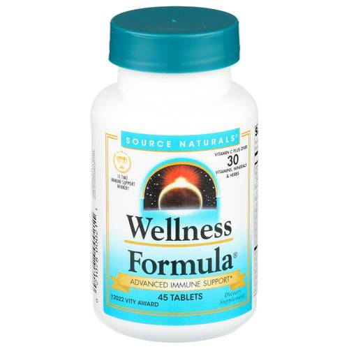 Source Naturals Wellness Formula Advanced Immune Support Tablets (45 ct)