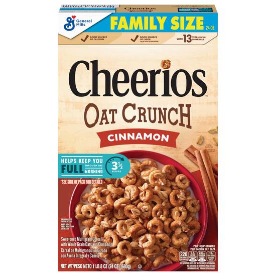 Cheerios Family Size Cinnamon Cereal