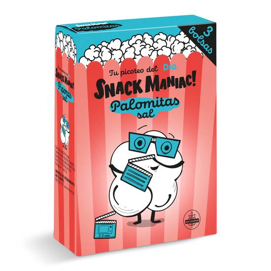 Palomitas con sal Snack Maniac caja 270 g