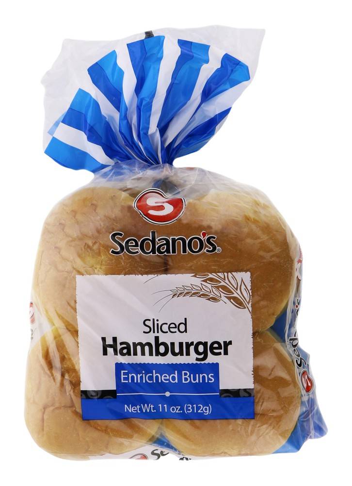 Sedano's Sliced Hamburger Enriched Buns (11 oz)