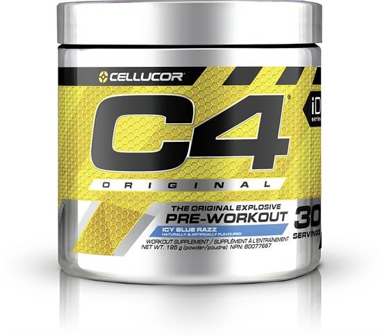 Cellucor C4 Icy Blue Razz Pre-Workout Supplement (195 g)