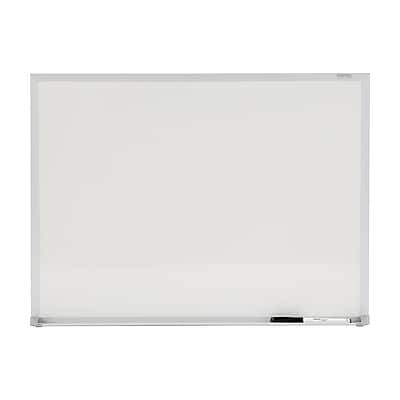 Staples Melamine Dry-Erase Whiteboard, Aluminum Frame, Less than 2' x 2' (75112B)