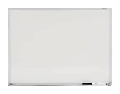 Staples Melamine Dry-Erase Whiteboard, Aluminum Frame, 1.5' x 2' (75112B)