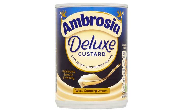 Ambrosia Deluxe West Country Cream Custard Can 400g (403605)