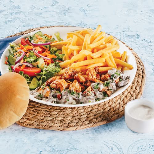 Shoarma z kurkami