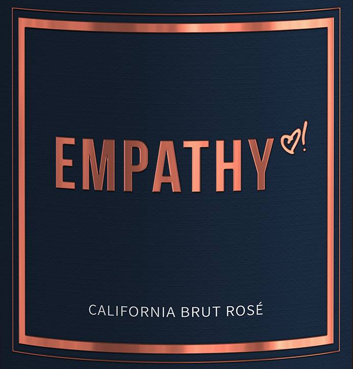 Empathy California Brut Rose Sparkling Wine (750 ml)