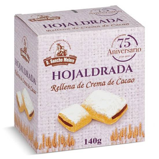 Hojaldrada Rellena de Crema de Cacao La Flor de Antequera en Caja (160 g)