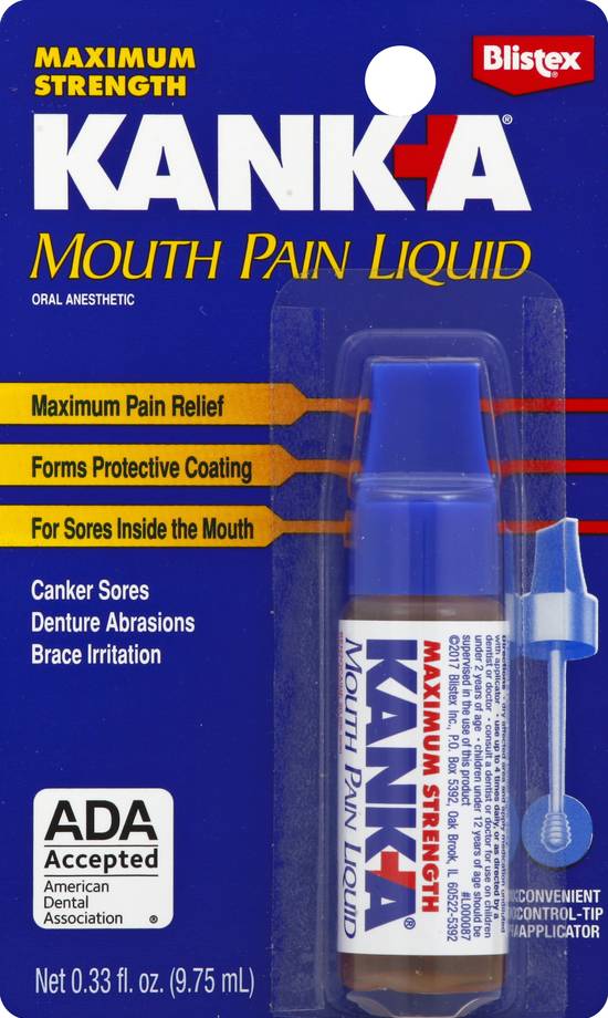 Blistex Kank-A Maximum Strength Mouth Pain Liquid