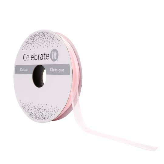 1/4" X 10Yd. Sheer Satin Edge Ribbon By Celebrate It Classic