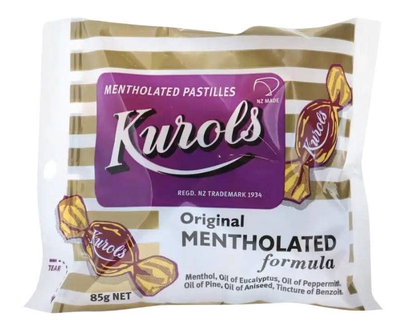 Mayceys Kurols Mentholated Lozenges 85g