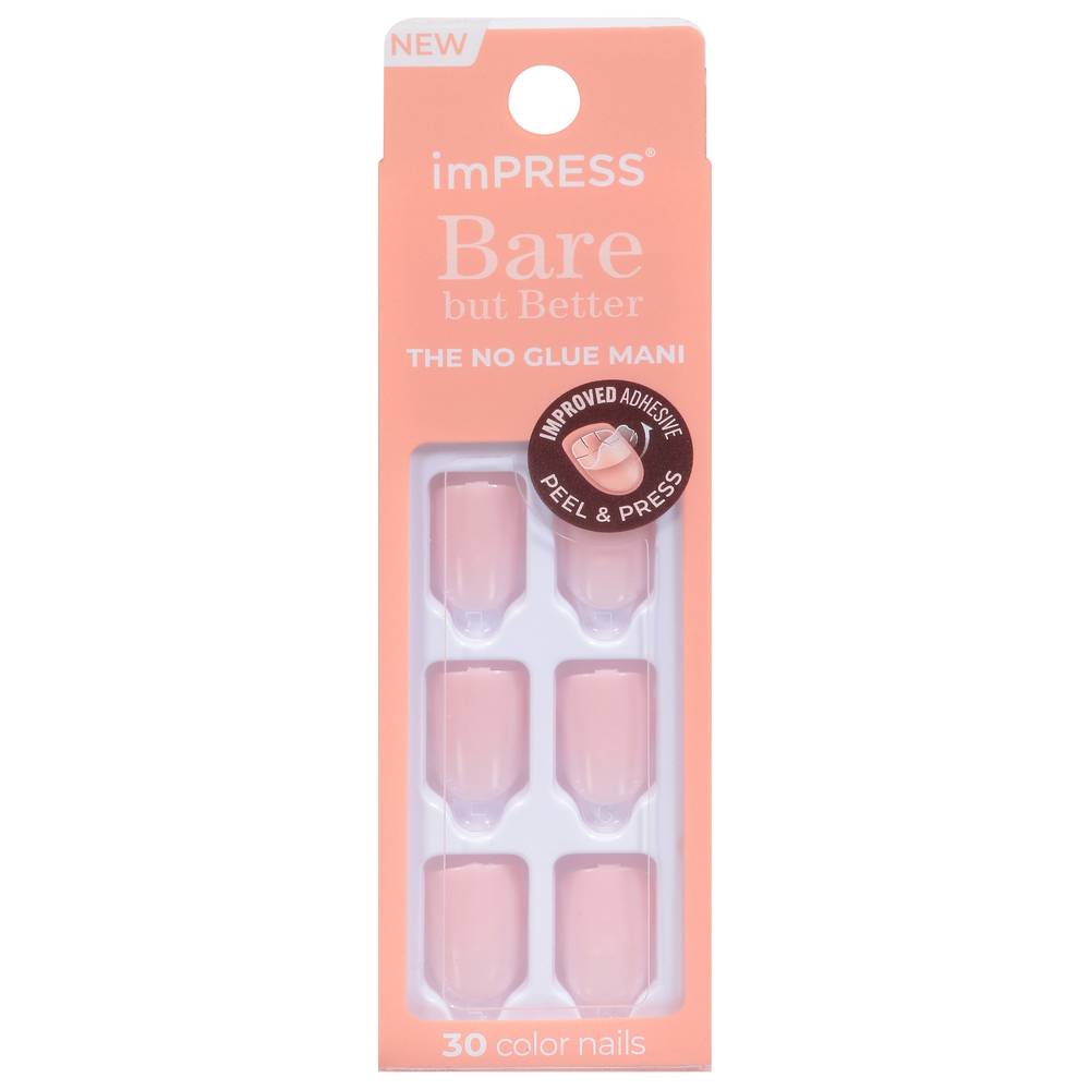 imPRESS Bare But Better Press on Nails, Instinct (30 ct)