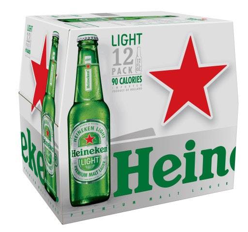Heineken Light Premium Malt Lager Beer (12 ct, 12 fl oz)