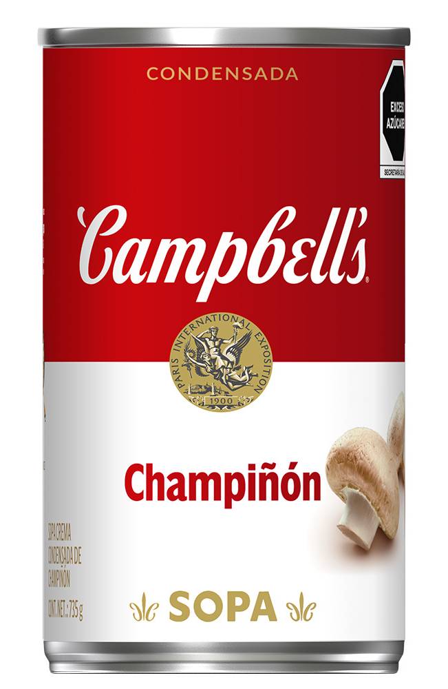 Campbell's · Crema condensada de champiñones (735 g)