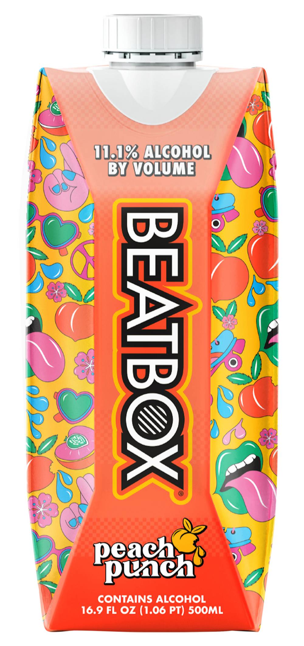 BeatBox Ready To Drink Wine Cocktail, Peach Punch (16.9 fl oz)