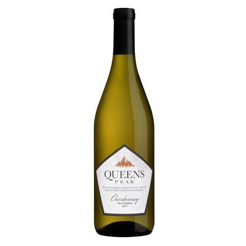 Queens Peak Chardonnay California Wine, 2017 (750 ml)