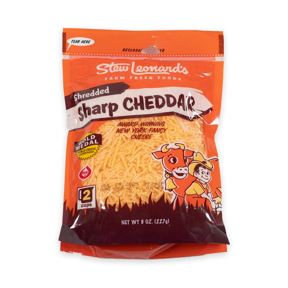 Stews Shredded Sharp Cheddar (8 oz)