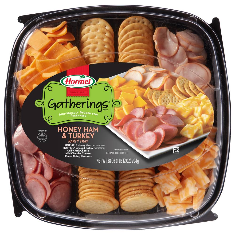 Hormel Gatherings Honey Ham & Turkey Party Tray (28 oz)