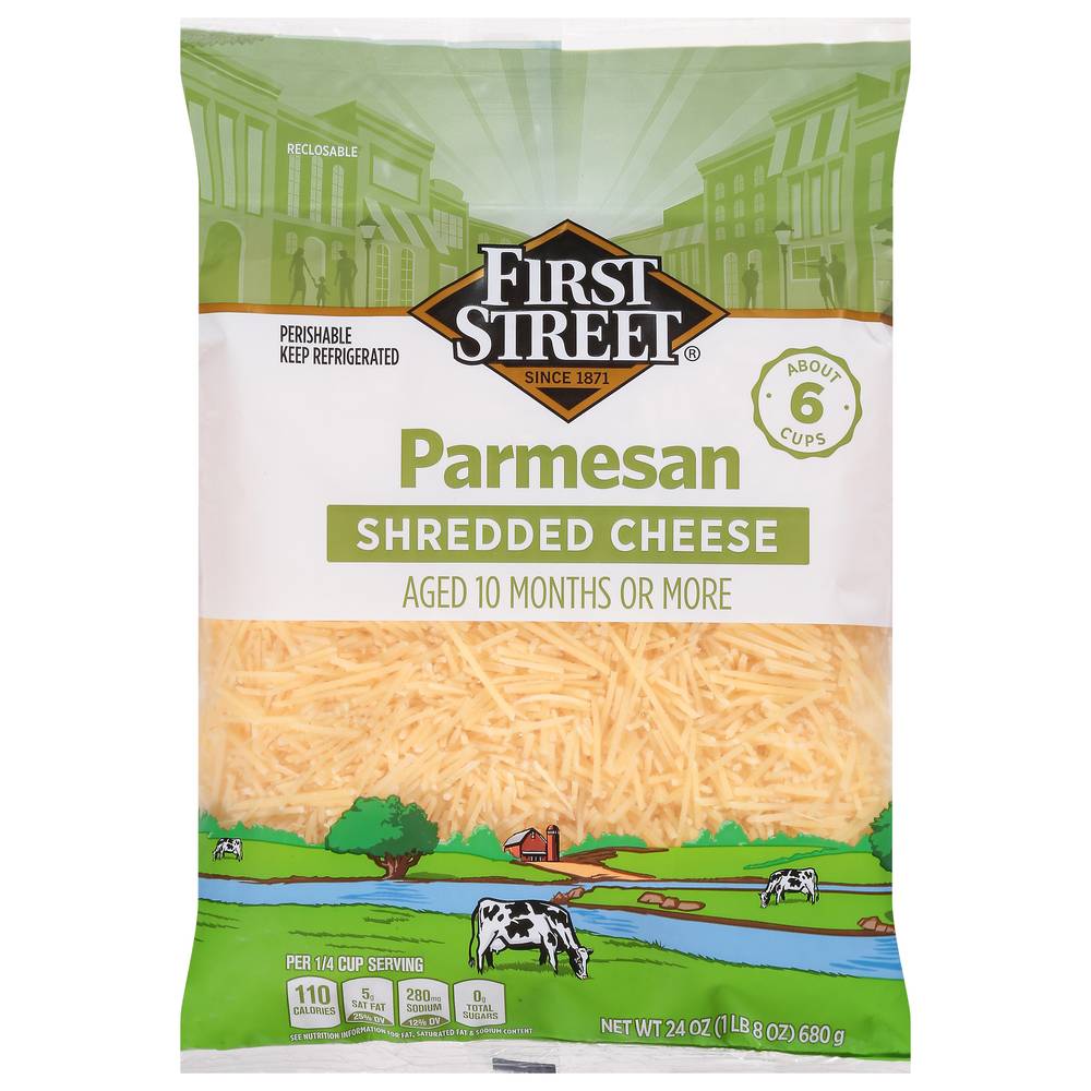 First Street Parmesan Shredded Cheese (24 oz)