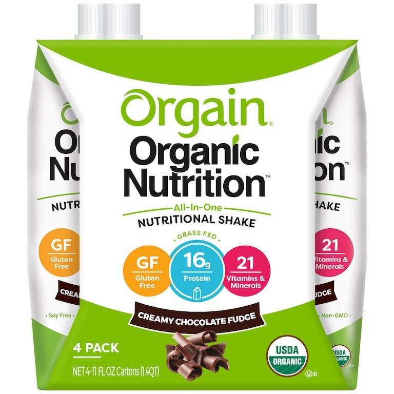 Orgain Organic Nutritional Shakes, Creamy Chocolate Fudge