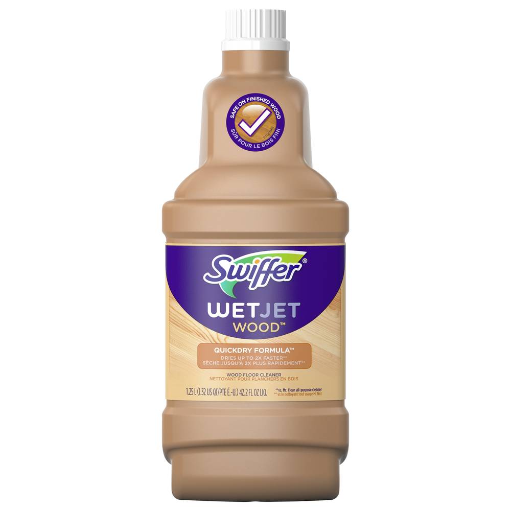 Swiffer Wet Jet Quick Dry Formula Wood Floor Cleaner (42.2 fl oz)