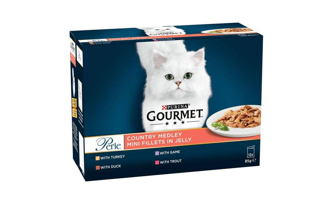 SAVE £1: Gourmet Perle Country Medley In Jelly Wet Cat Food 12x85g (407656)