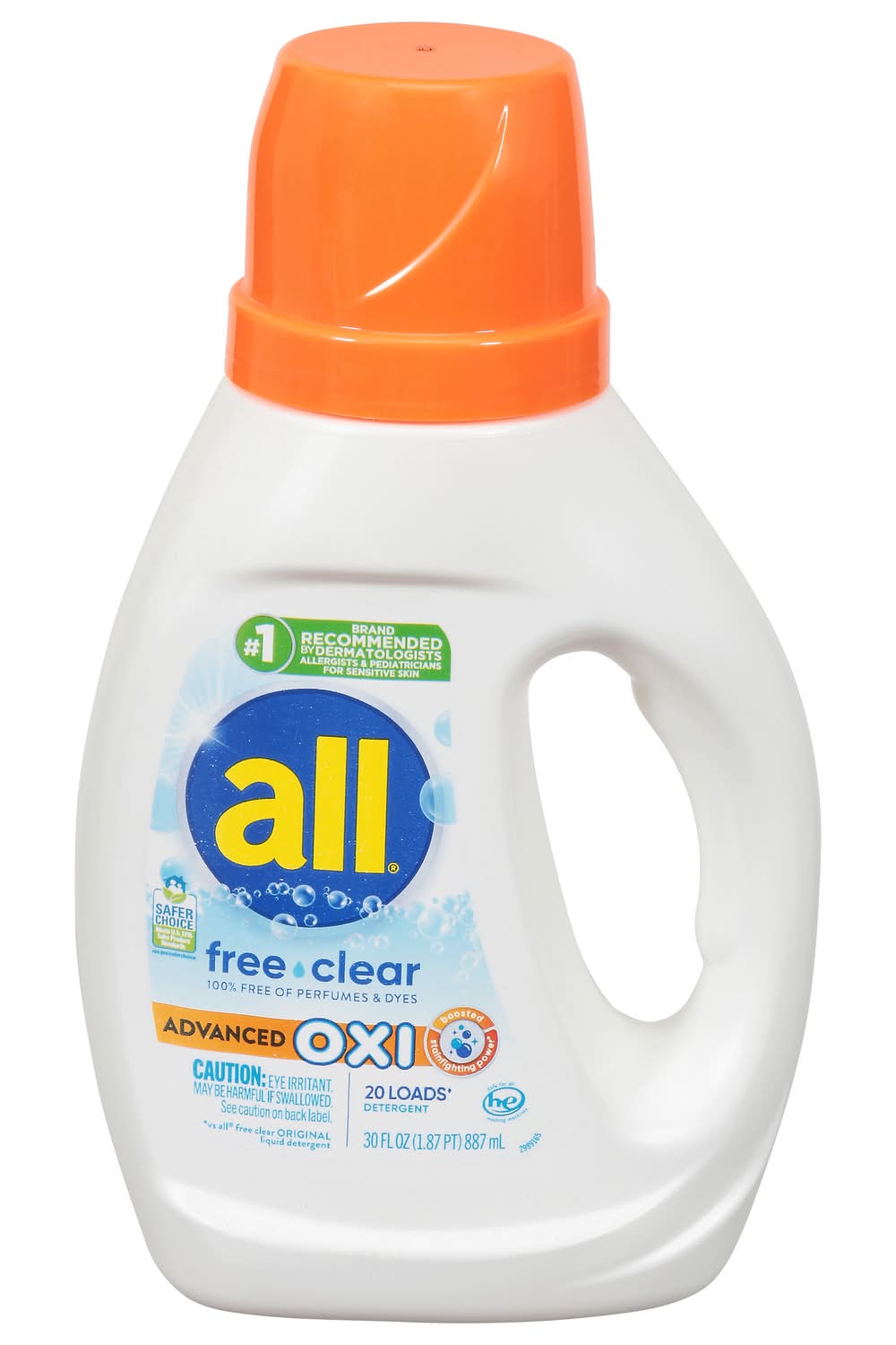 All Advanced Oxi Free Clear Detergent (30 fl oz)