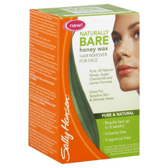 Sally hansen naturally bare deals honey wax for face