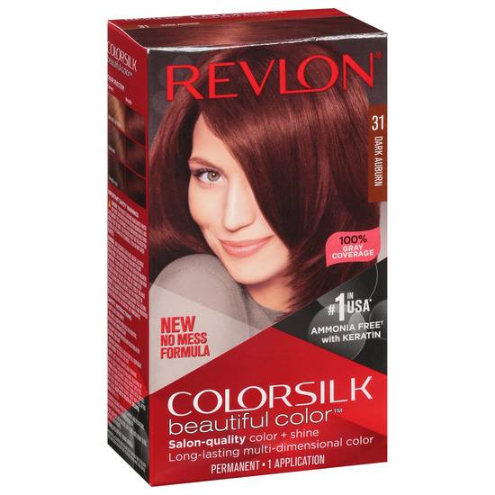 Revlon Colorsilk Beautiful Color Dark Auburn 31 Permanent Hair Color (dark auburn)