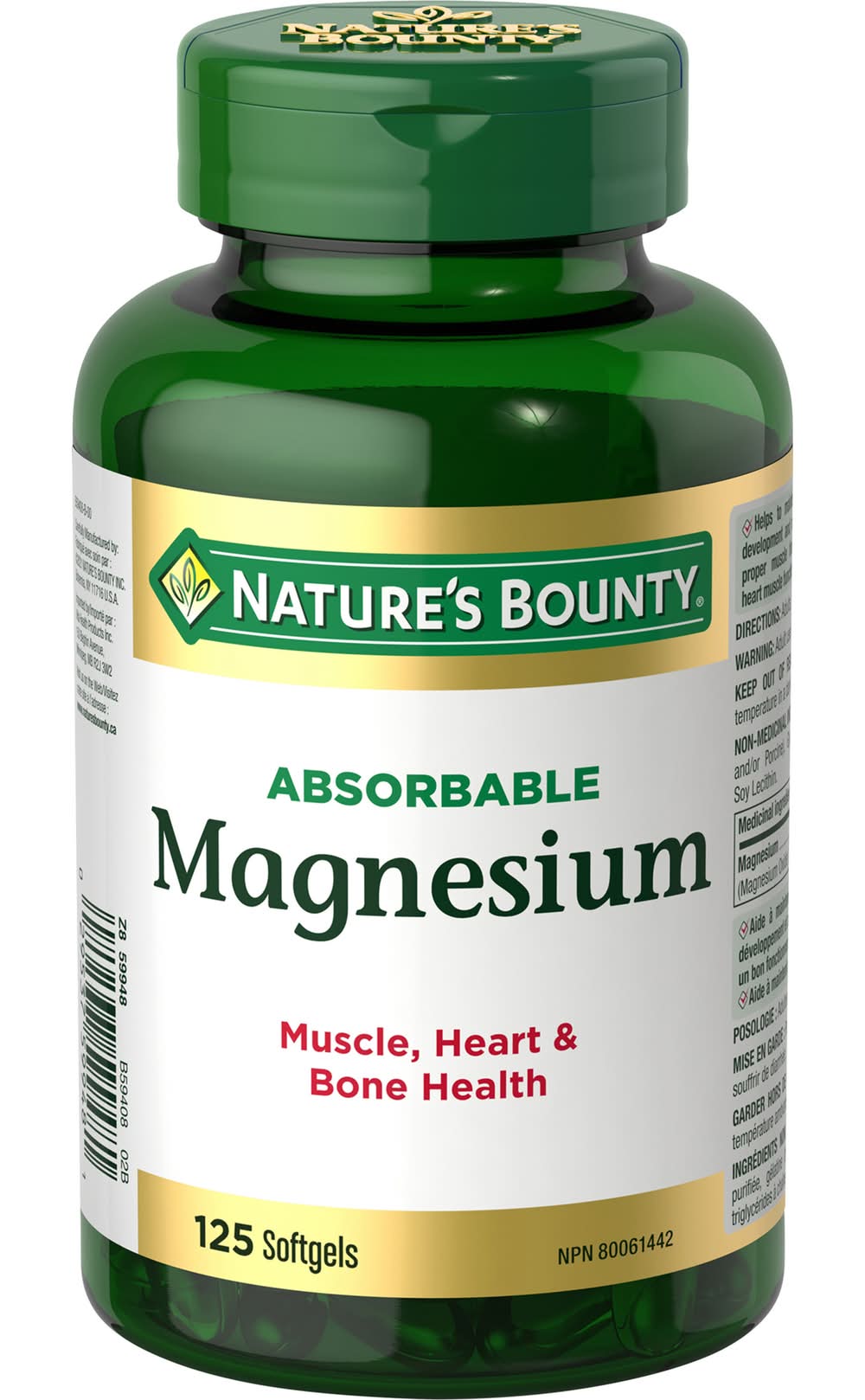 Nature's Bounty Absorbable Magnesium (100 g)