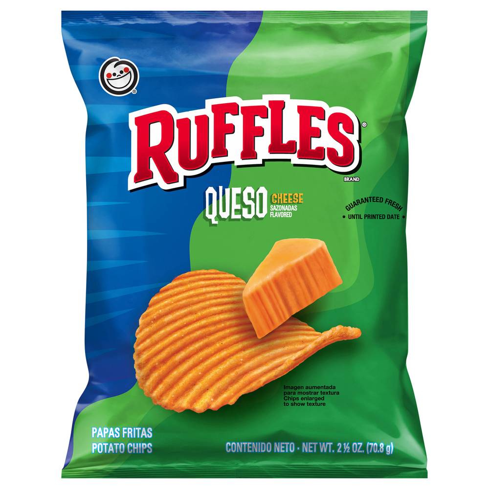 Ruffles Potato Chips, Queso Cheese (70.8 g)