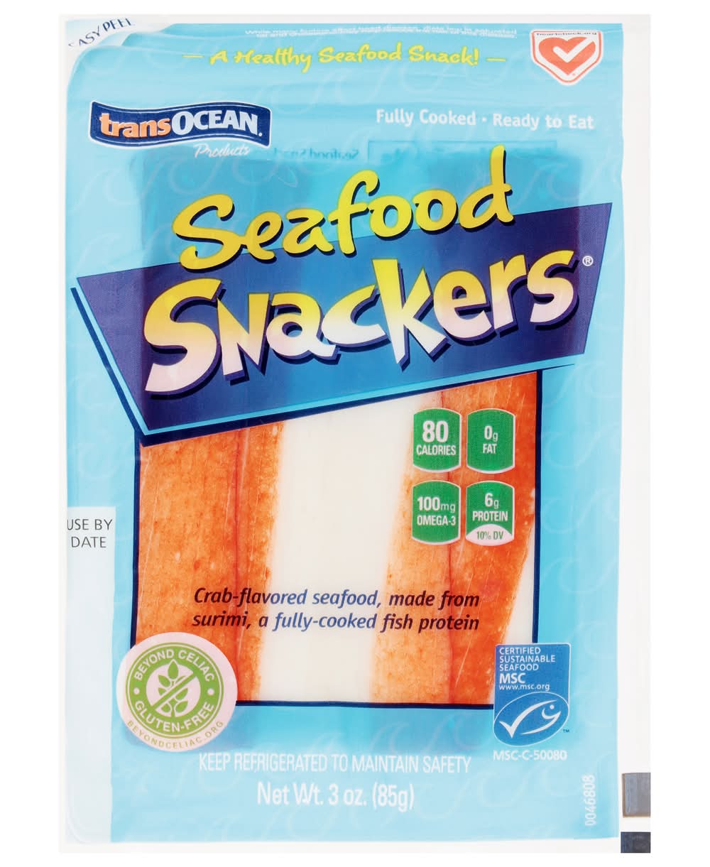 Trans-Ocean Seafood Snackers (3 oz)