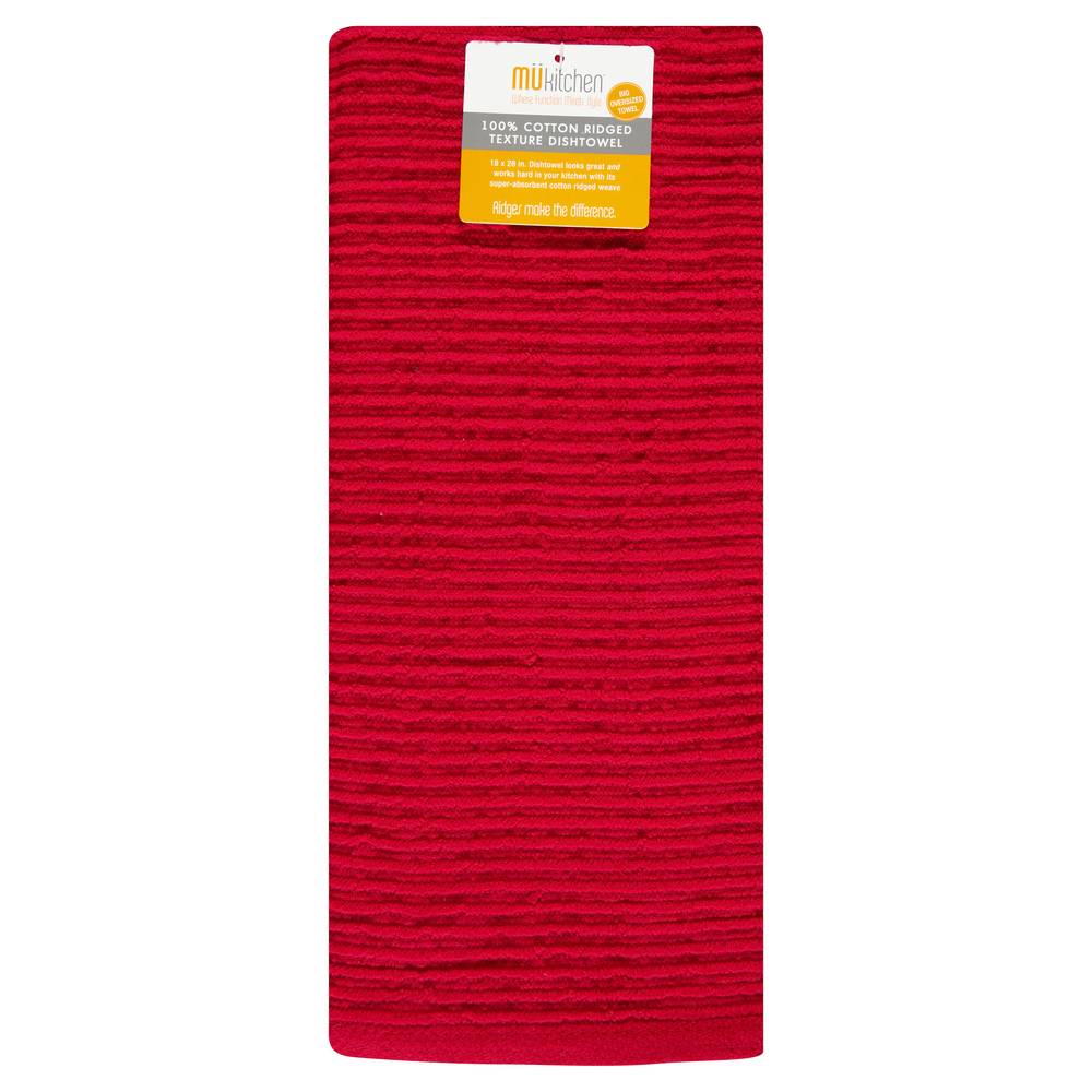 Mukitchen 100% Cotton Ridged Texture Dishtowel