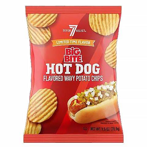 7 Select Big Bite Hot Dog Chips 2.5oz