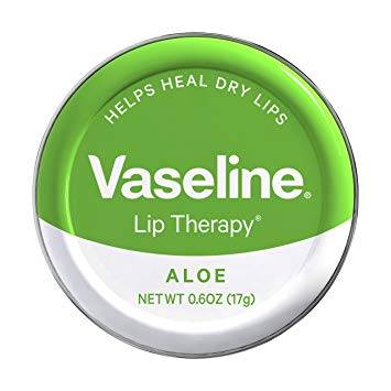 Vaseline Lip Therapy Aloe Vera Lip Balm Tin, 0.6 OZ