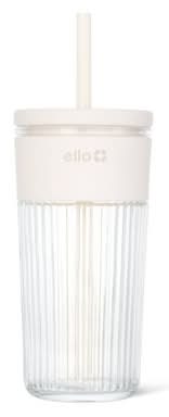 Ello Ava Straw Tumbler 18 oz, Cream
