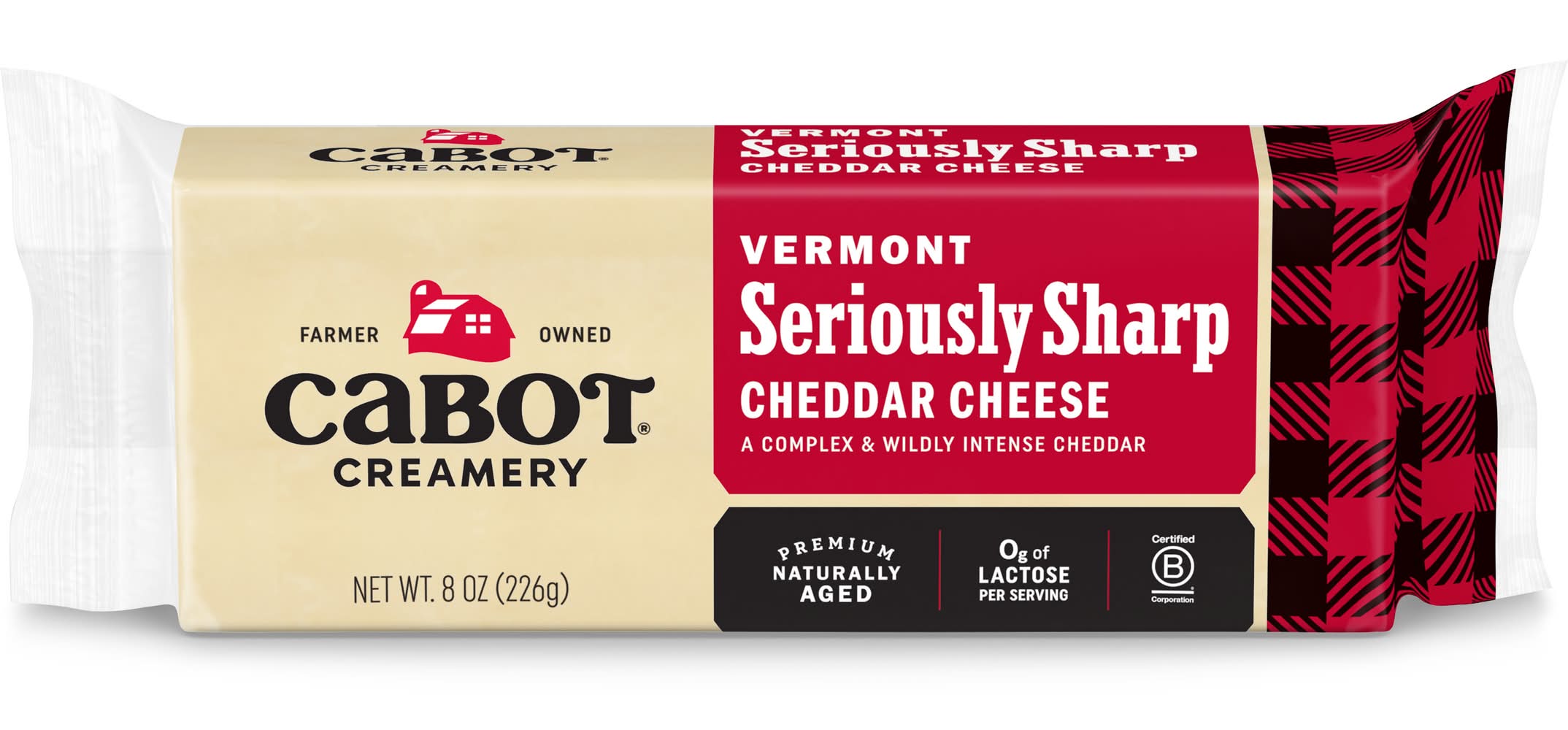 Cabot Seriously Sharp Cheddar Cheese (8 oz)