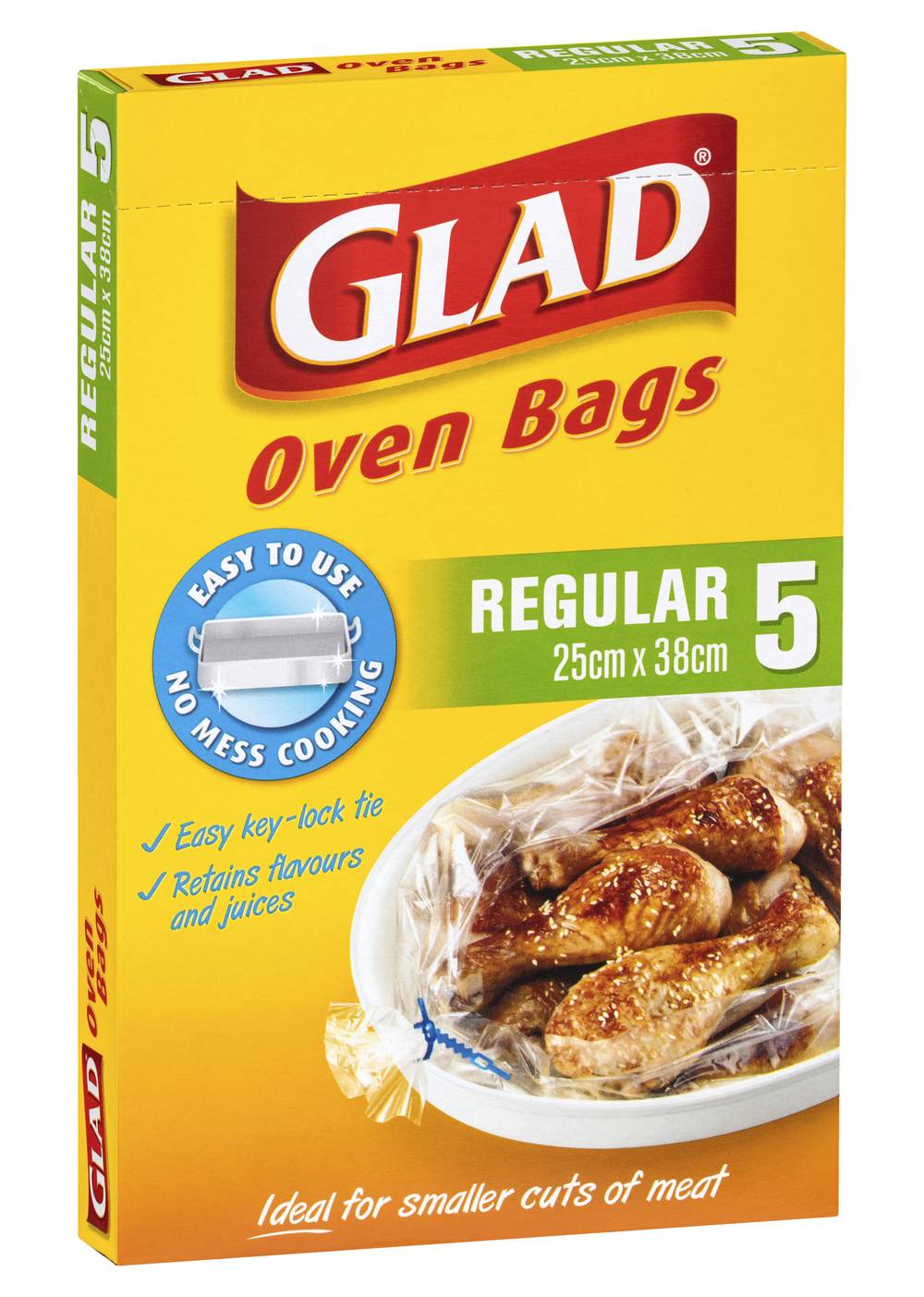Glad Regular Oven Bag, 25 cm x 38 cm (5 pack)