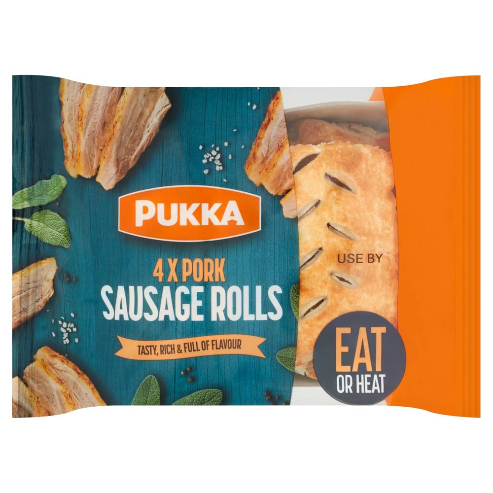 Pukka Pork Sausage Rolls (240g)