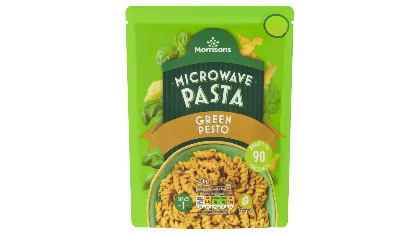 Morrisons Microwave Pasta Green Pesto 200g