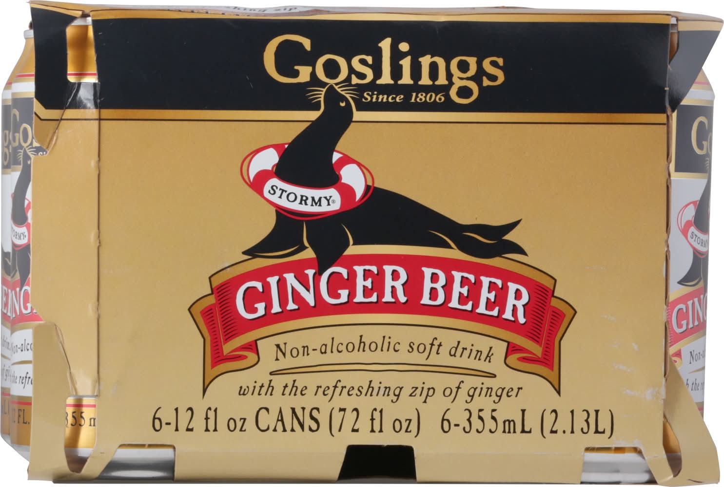 Goslings Ginger Beer (6 x 12 fl oz)