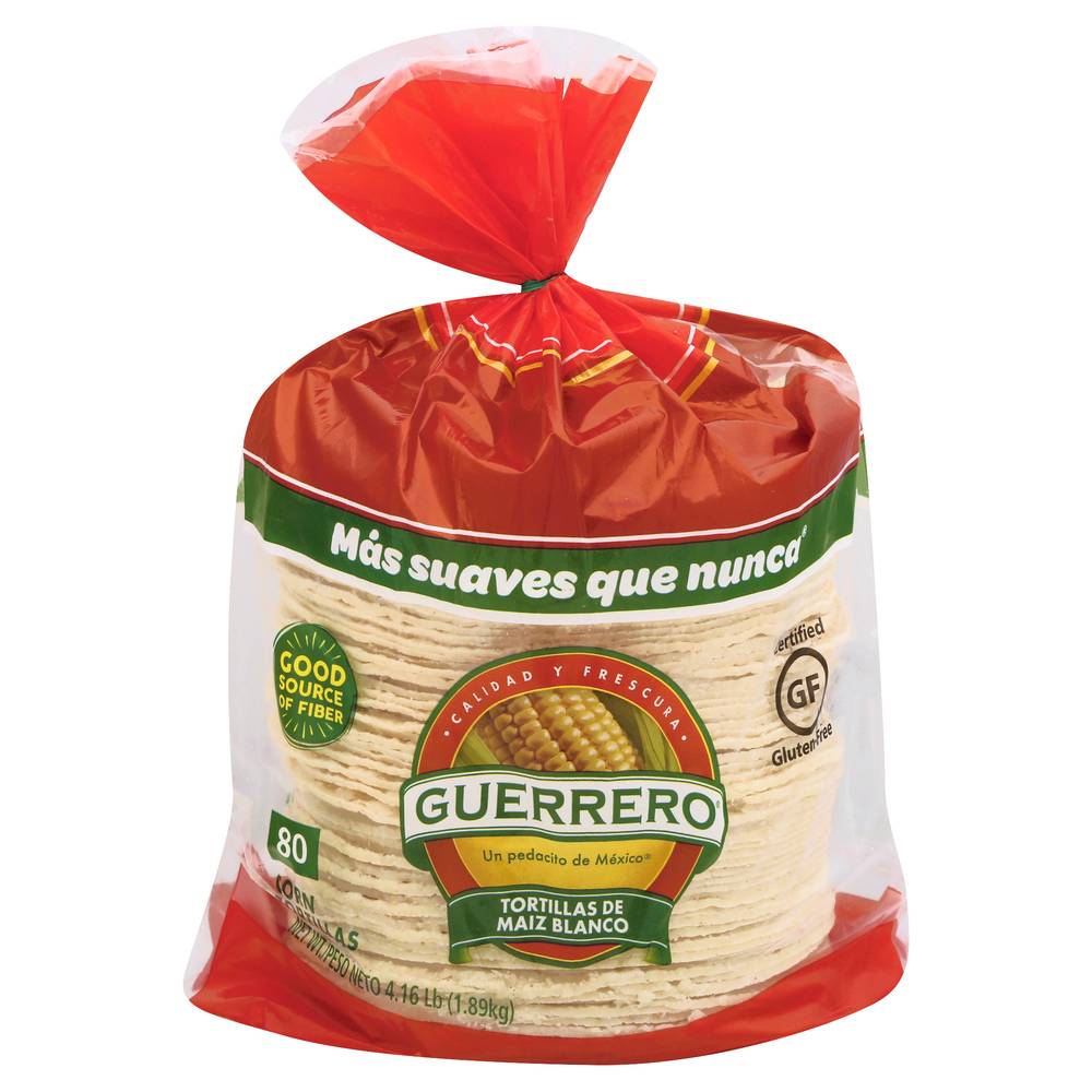 Guerrero Gluten Free Corn Tortillas (4.16 lbs, 80 ct)