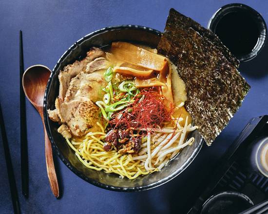 Karai Miso Chashus 🌶🐷 Ramen épicé au miso et chachus de porc mariné 48h