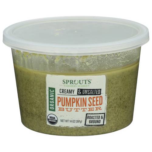 Sprouts Organic Roasted & Unsalted Pumpkin Seed Butter