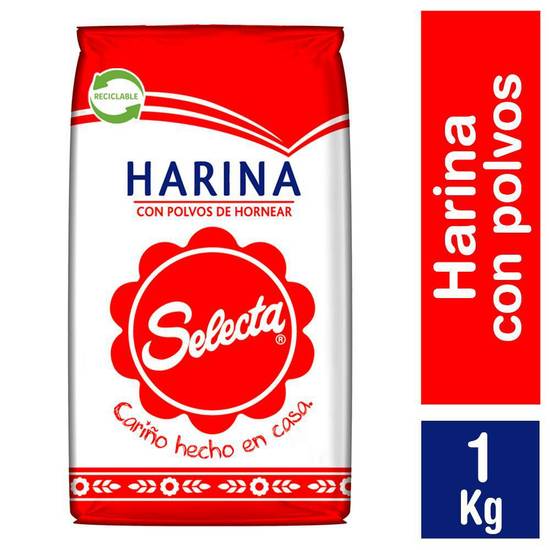 Selecta harina con polvos de hornear (1 kg)
