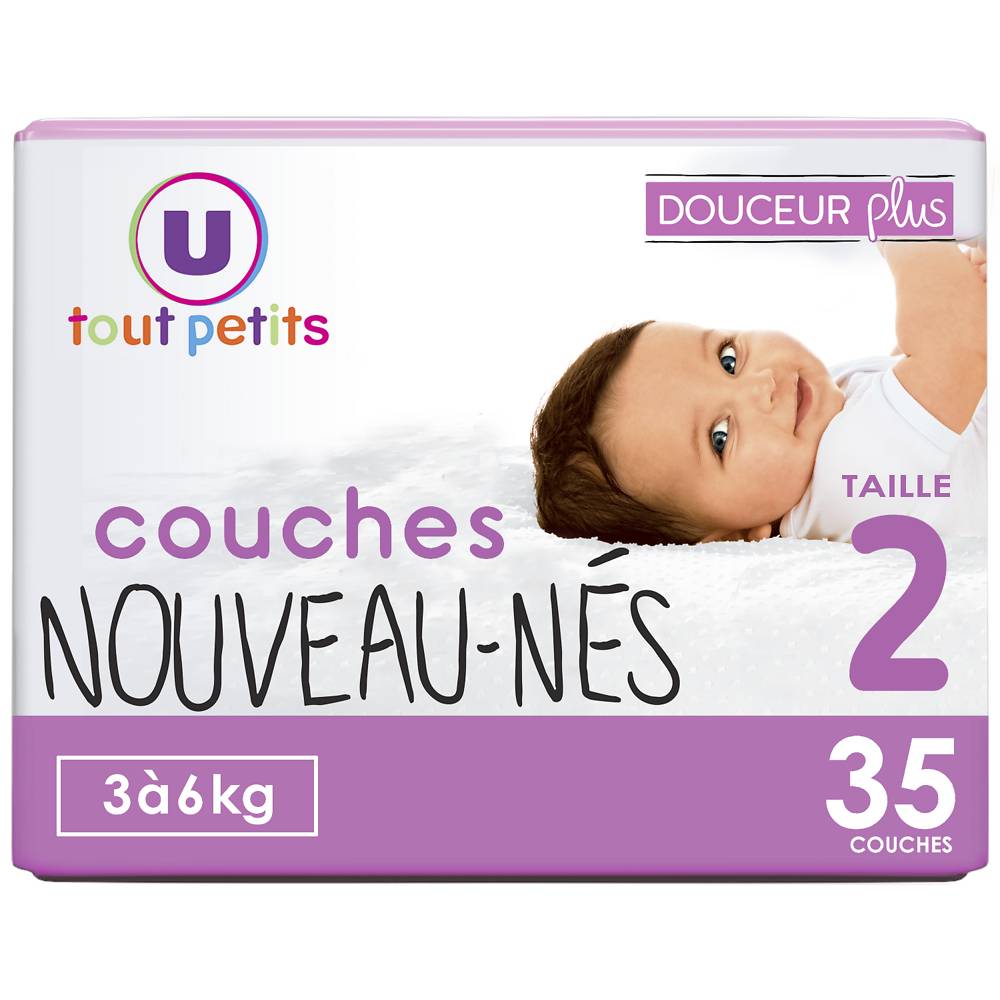 U tout petits - Couches douceur plus nouveaux, T2 (35)