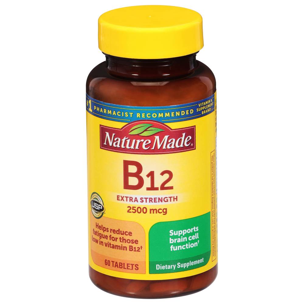 Nature Made Vitamin B12 2500 Mcg Dietary Supplement (60 ct)