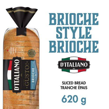 D'Italiano Sliced Bread Tranche Epais (620 g)