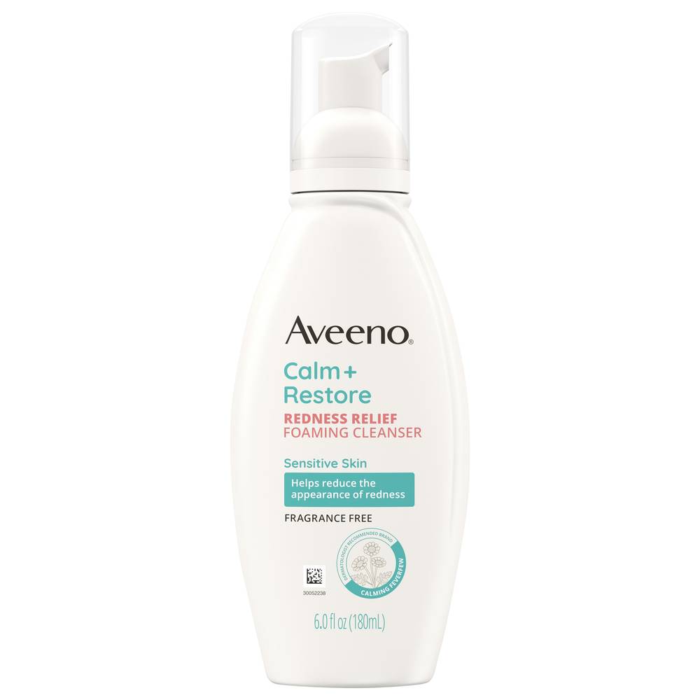 Aveeno Calm + Restore Redness Relief Foaming Cleanser