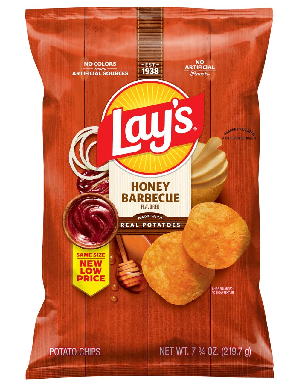 Lay's Potato Chips, Honey Barbecue (7.75 oz)